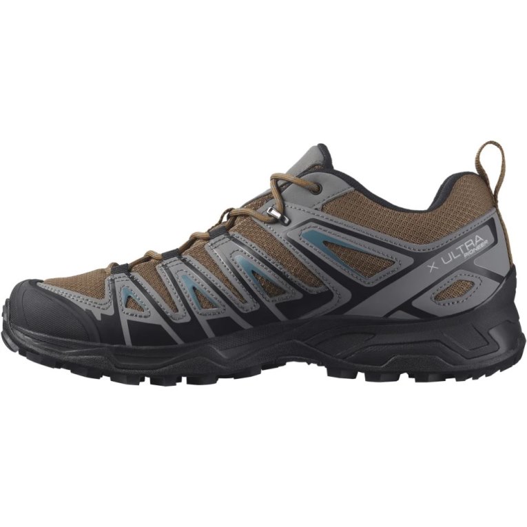 Salomon X Ultra Pioneer Turisticke Topanky Panske Hnede Siva | SK 1HEMTO